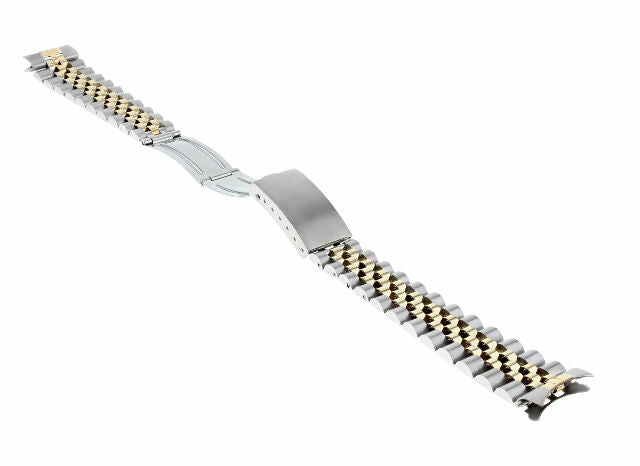 17MM MIDSIZE 18K/SS TWO TONE JUBILEE WATCH BAND FOR ROLEX 31MM DATEJUST