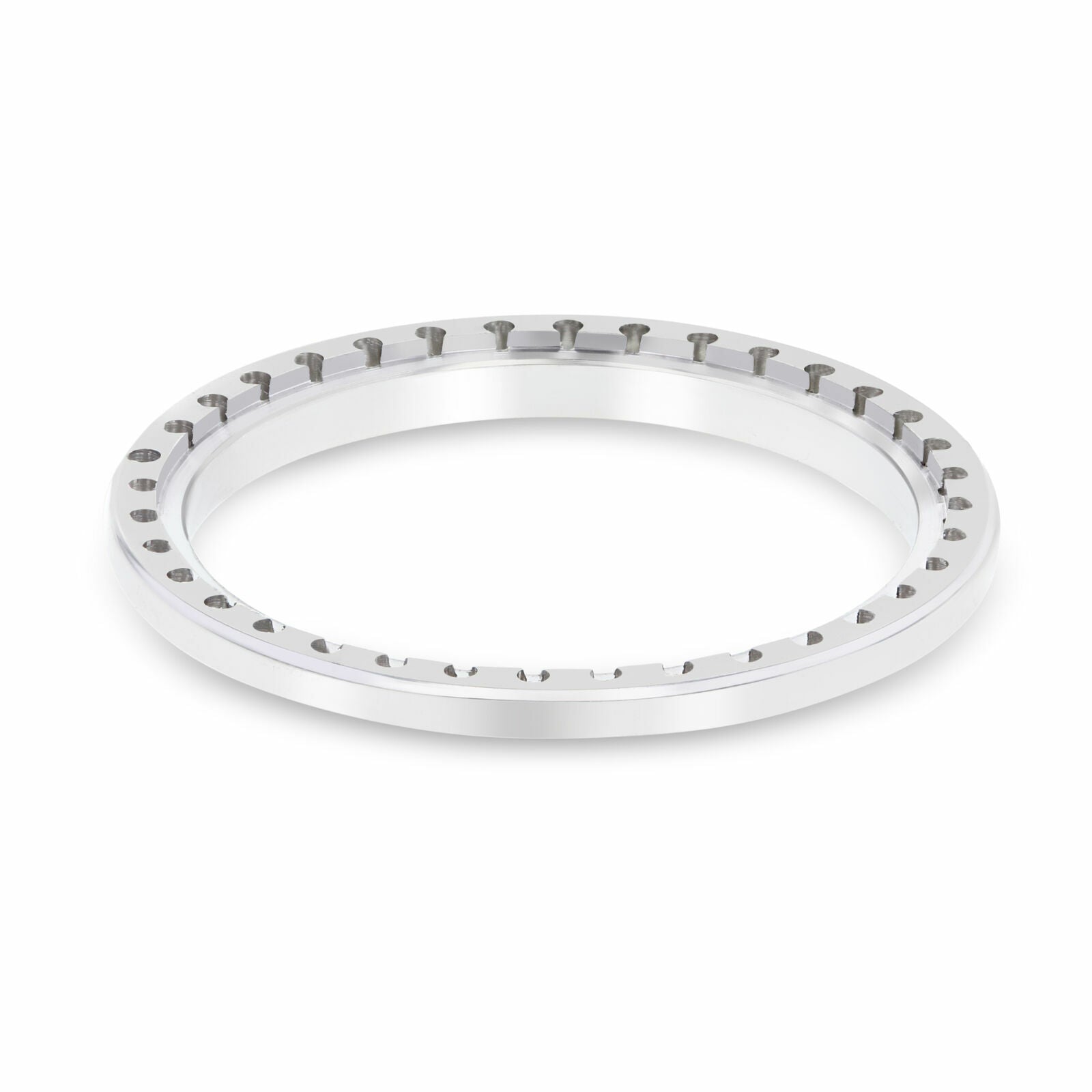 WHITE GOLD .70CT BEAD PAVE NATURAL DIAMOND BEZEL FOR ROLEX 76080, 76094, 76180