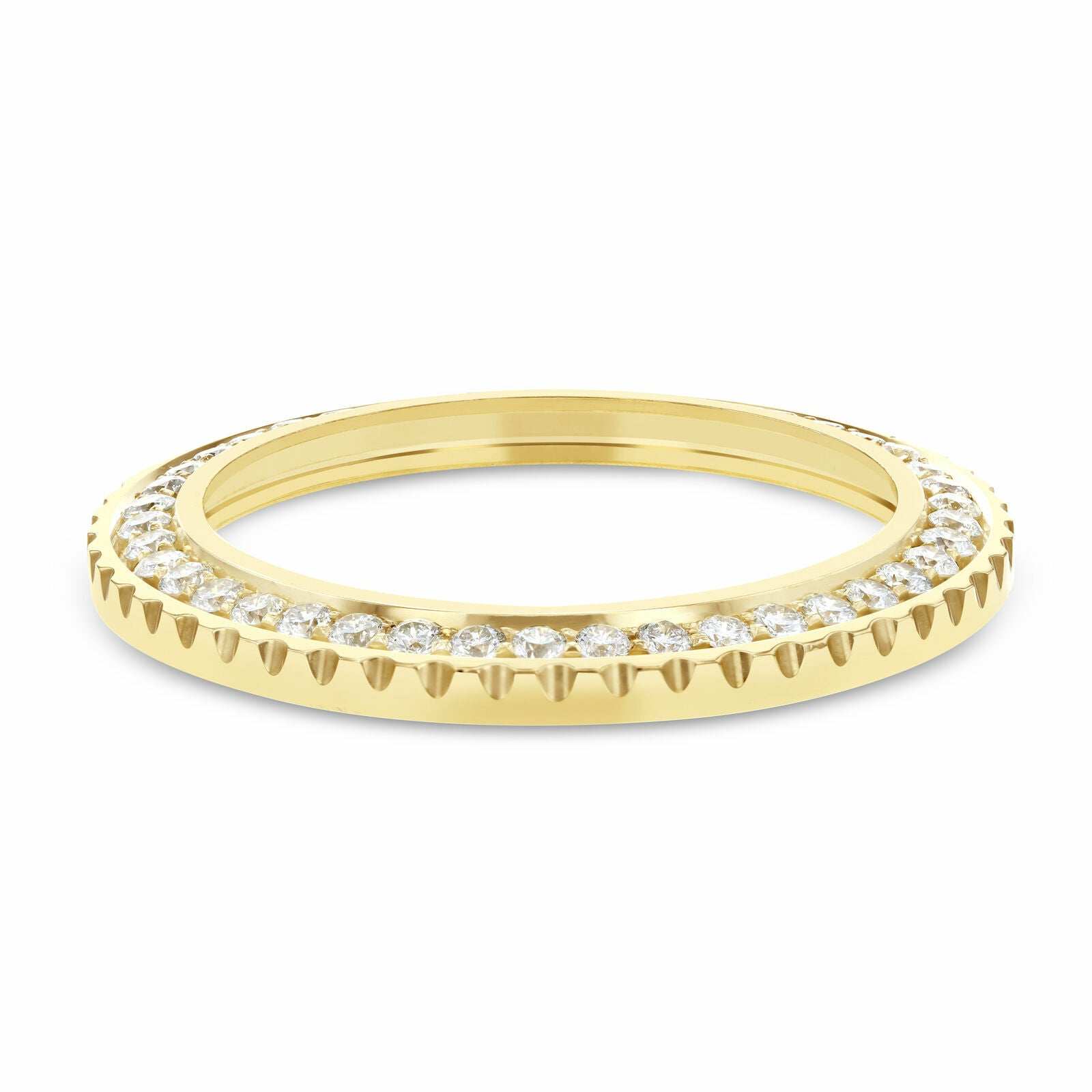 2CT BEAD SET DIAMOND BEZEL FOR ROLEX YACHTMASTER 169623, 169628, 69626, 69628