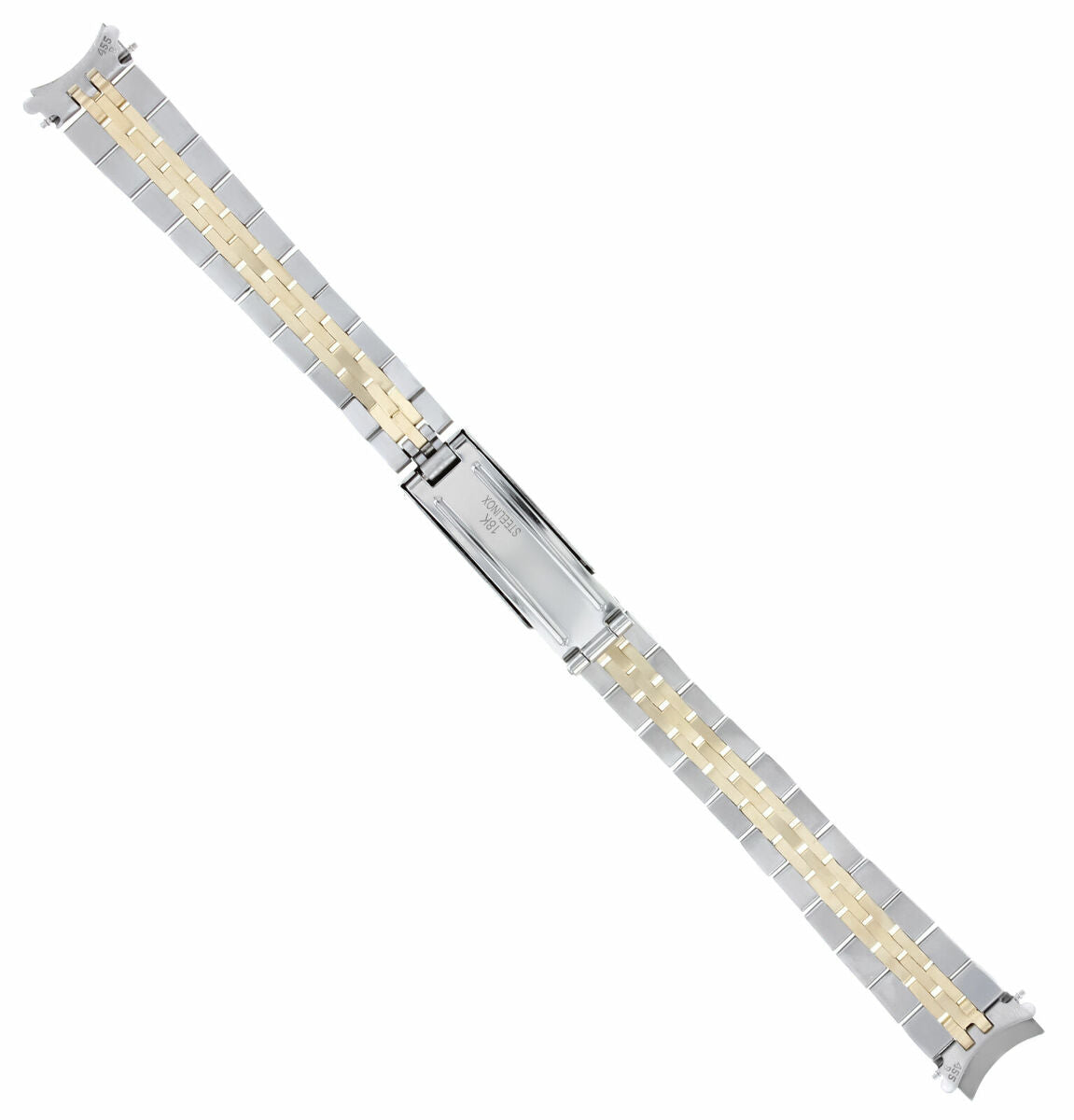 13MM LADIES 18K/SS TWO TONE JUBILEE REPLACEMENT WATCH BAND STRAP FOR 26MM DJ