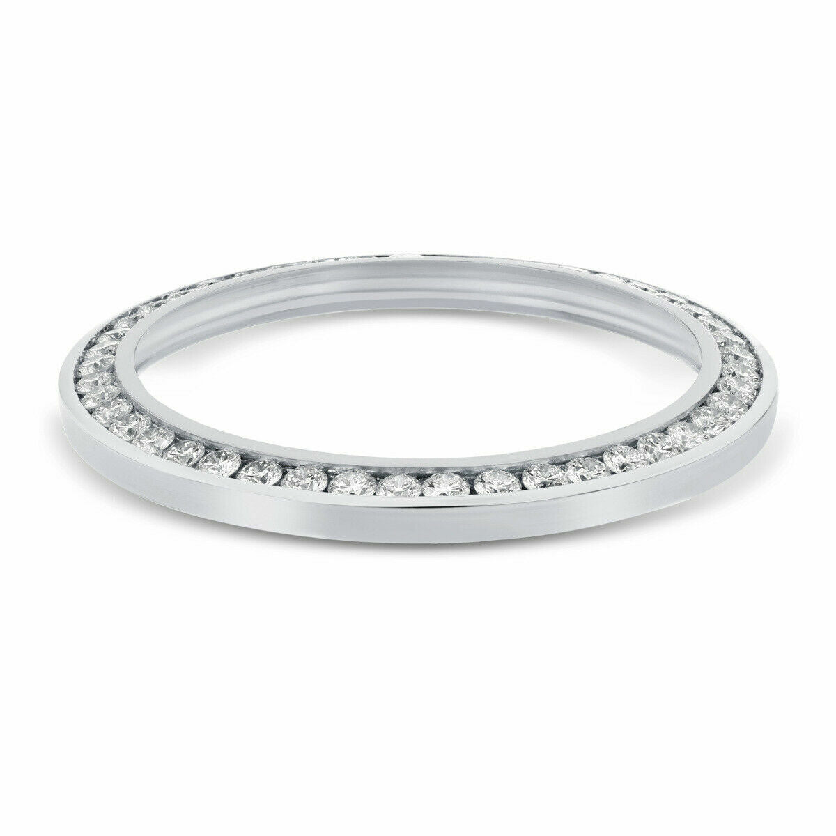 3.15CT CHANNEL SET NATURAL DIAMOND BEZEL FOR ROLEX DATEJUST 2 116300, 116334