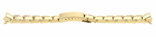 13MM 18K YELLOW GOLD OYSTER WATCH BAND FOR ROLEX 26MM DATEJUST, PRESIDENT