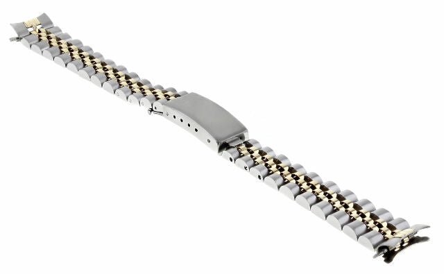 13MM LADIES 18K/SS TWO TONE JUBILEE WATCH BAND STRAP FOR ROLEX 13MM HEAVY