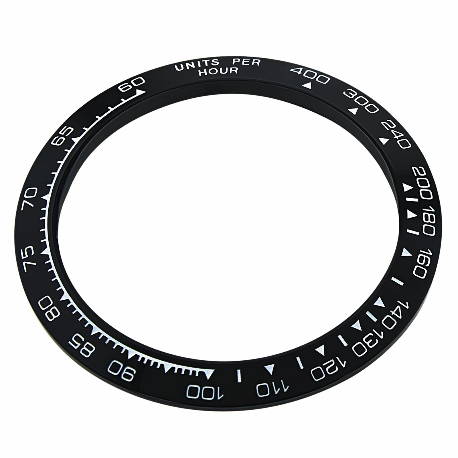 CERAMIC REPLACEMENT WATCH BEZEL INSERT FOR DAYTONA 116500, 116520 116509 BLACK