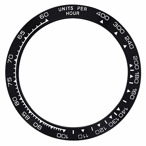 CERAMIC REPLACEMENT WATCH BEZEL INSERT FOR DAYTONA 116503, 116523, 116505 BLACK