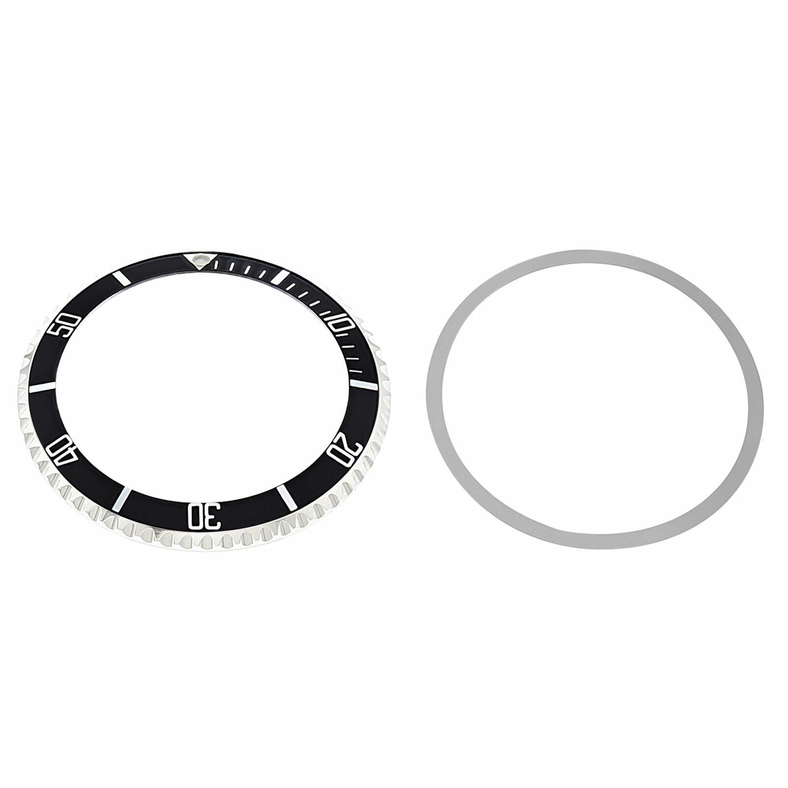 BEZEL AND INSERT ROTATING ASSEMBLY KIT FOR SUBMARINER VINTAGE 5517, 5512 BLACK