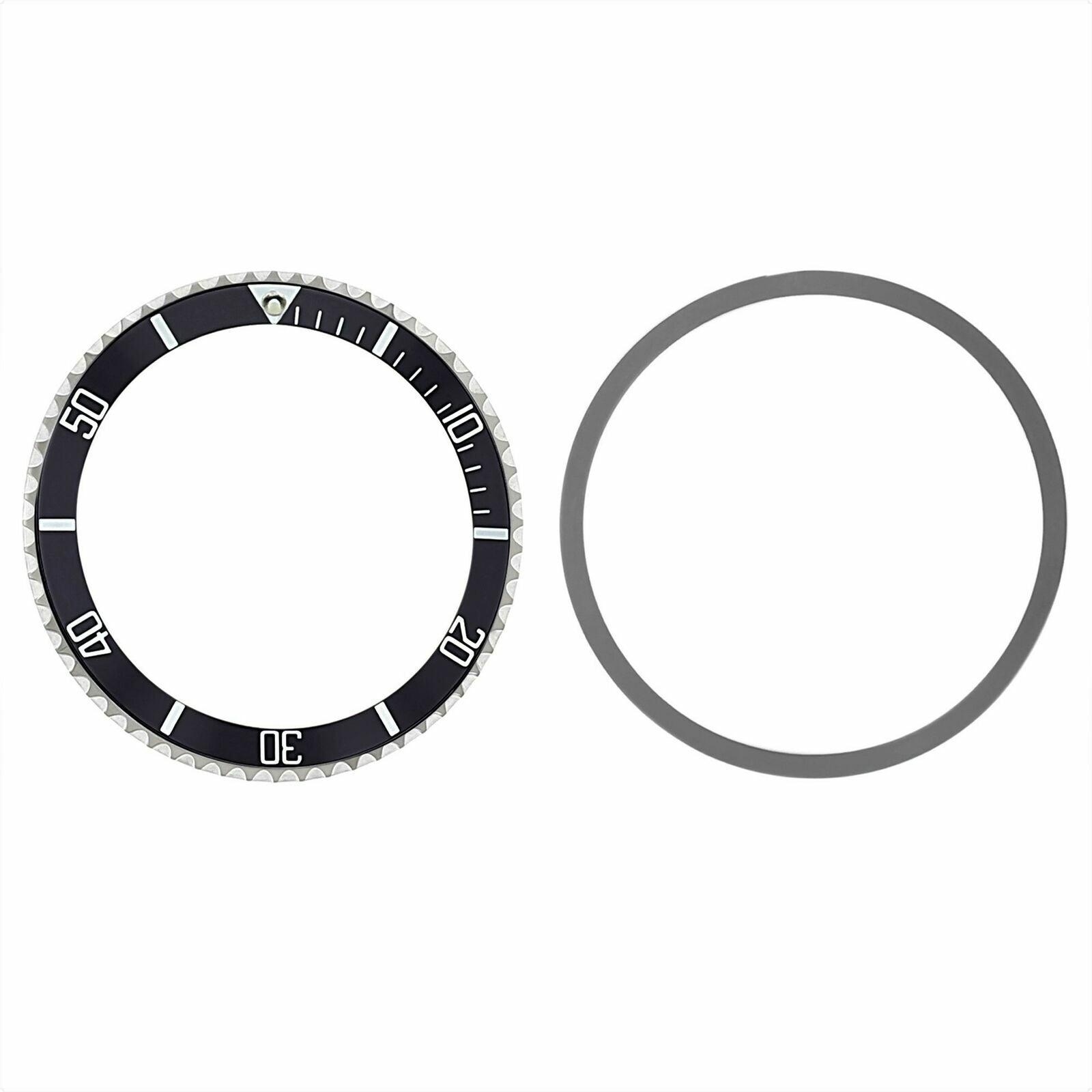 BEZEL AND INSERT ROTATING ASSEMBLY KIT FOR SUBMARINER VINTAGE 5517, 5512 BLACK