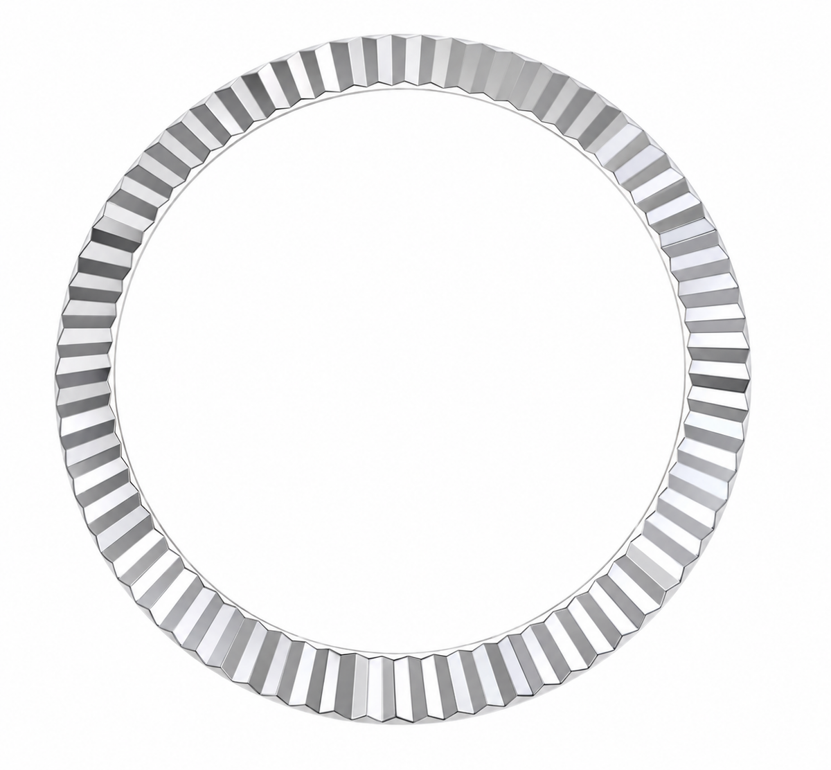 STAINLESS STEEL FLUTED BEZEL FOR ROLEX NEW MODEL 41MM 126300, 126334