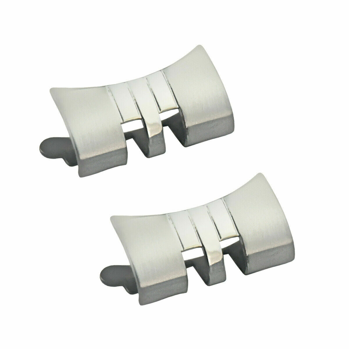 2PC - 13MM JUBILEE STEEL END CAPS FOR ROLEX 69160, 69174, 69190, 69240, 79160