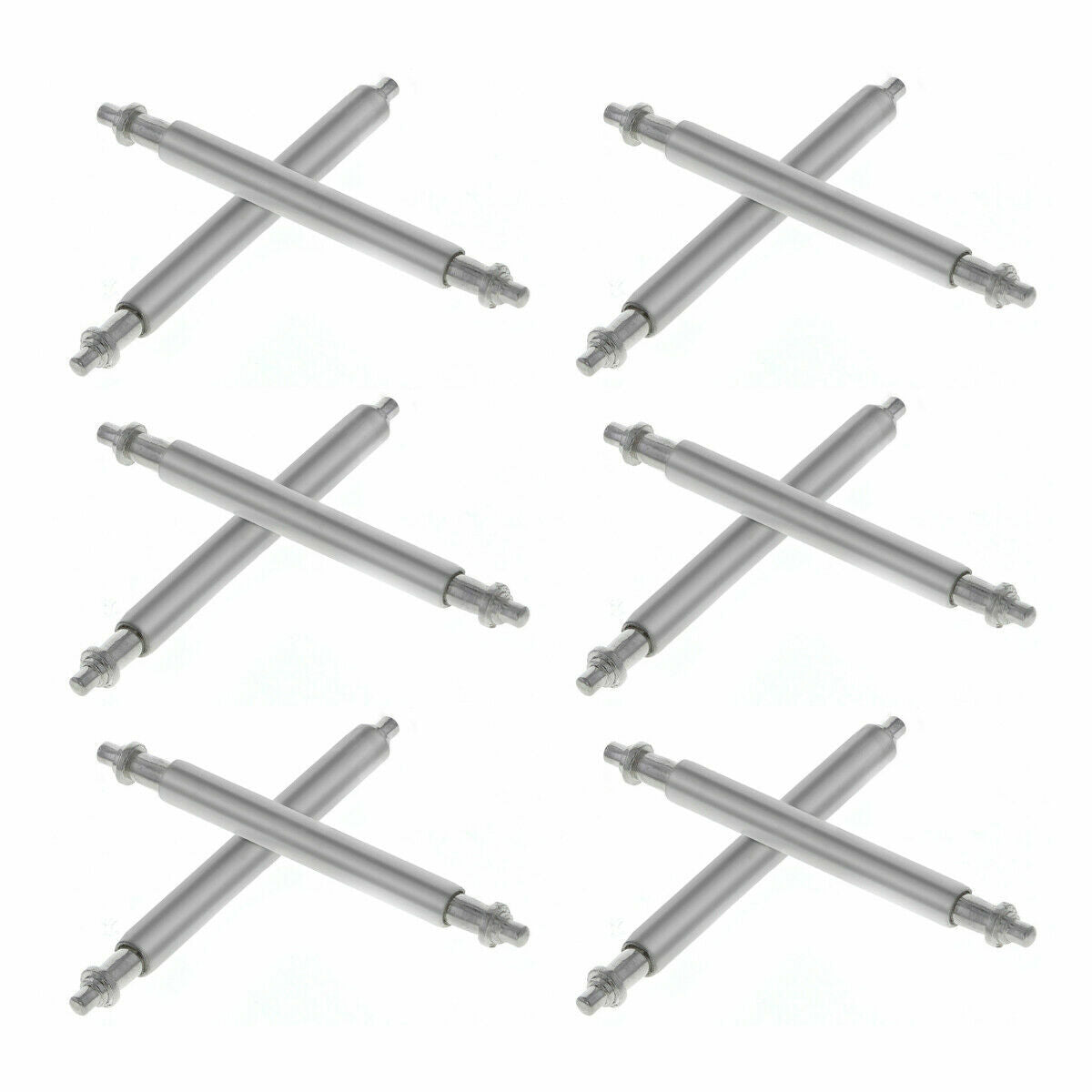 12 PCS 17MM MIDSIZE DATEJUST SPRING BARS FOR ROLEX STAINLESS STEEL