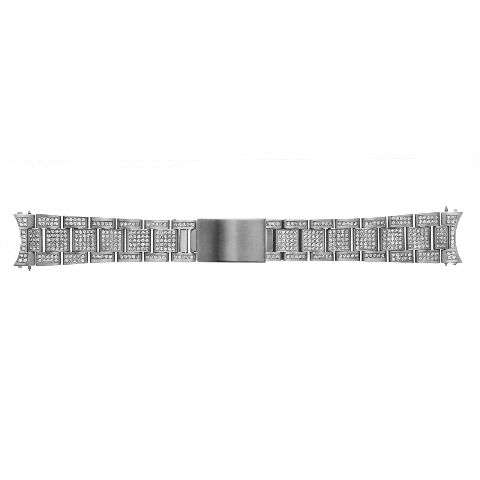 20MM ALL DIAMOND STAINLESS STEEL OYSTER WATCH BAND FOR ROLEX 36MM DATEJUST 5.15C