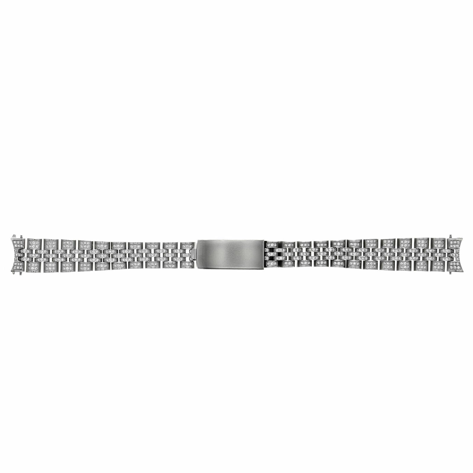 13MM S.STEEL NATURAL DIAMOND JUBILEE WATCH BAND FOR ROLEX DJ 79174 79190 79240