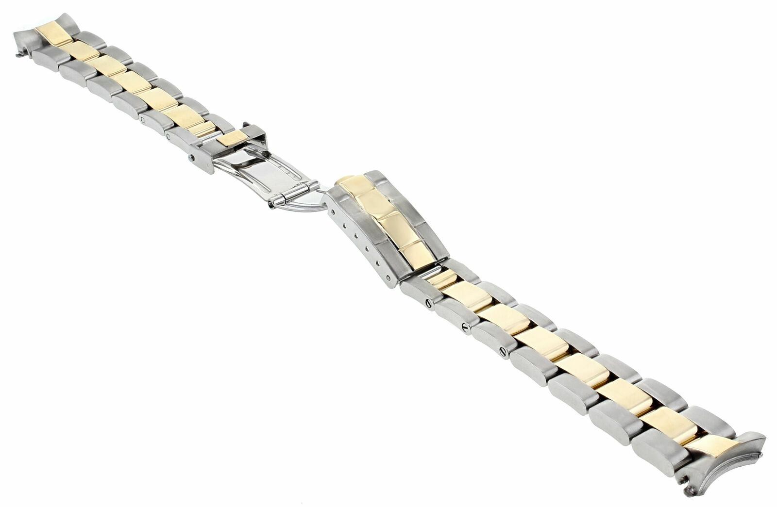 14MM 18K/SS TWO TONE OYSTER WATCH BAND STRAP FOR ROLEX YACHTMASTER 69623