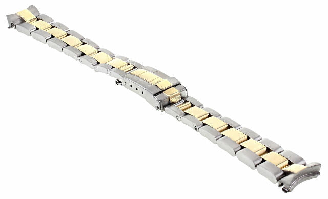 14MM 18K/SS TWO TONE OYSTER WATCH BAND STRAP FOR ROLEX YACHTMASTER 69623