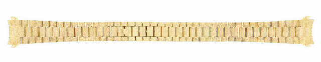 13MM 18K YELLOW GOLD PRESIDENT WATCH BAND FOR ROLEX 26MM PRESIDENT ALL BARK