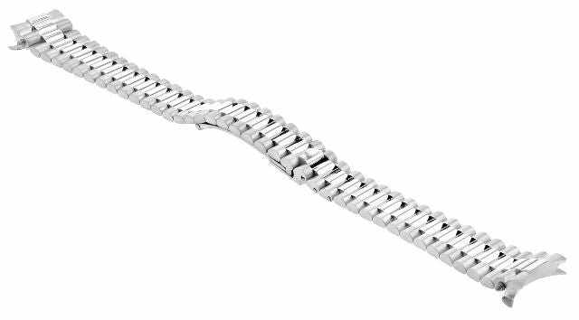 13MM 18K WHITE GOLD PRESIDENT WATCH BAND STRAP FOR 26MM ROLEX DATEJUST PRESIDENT