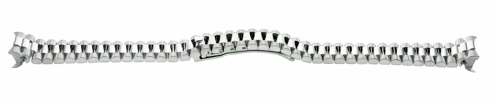 13MM 18K WHITE GOLD PRESIDENT WATCH BAND FOR ROLEX 26MM PRESIDENT ALL SOLID LINK