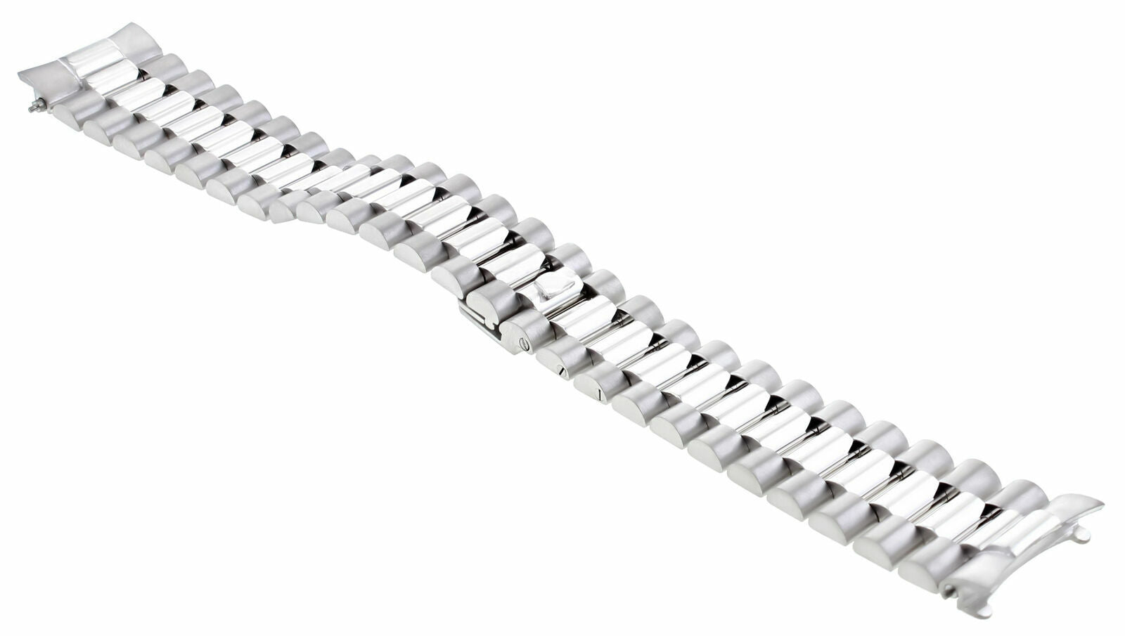 20MM 14K WHITE GOLD PRESIDENT WATCH BAND STRAP FOR ROLEX DAY-DATE 36MM PRESIDENT