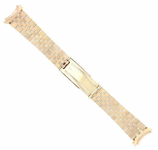 MENS 19MM 14K YELLOW GOLD JUBILEE WATCH BAND FOR ROLEX DATE 1500, 1501, 1503