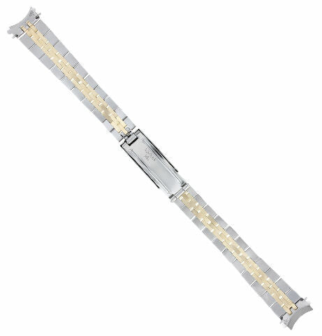 13MM LADIES 14K/SS JUBILEE WATCH BAND FOR ROLEX 69163, 69173, 79163, 79173 79193