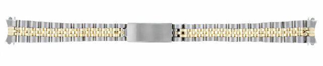 13MM LADIES 14K/SS JUBILEE WATCH BAND FOR ROLEX 69163, 69173, 79163, 79173 79193