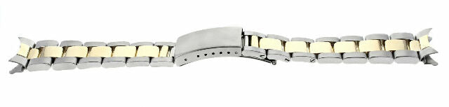 18K/SS TWO TONE OYSTER WATCH BAND FOR ROLEX TURN O GRAPH THUNDERBIRD 16253, 1626