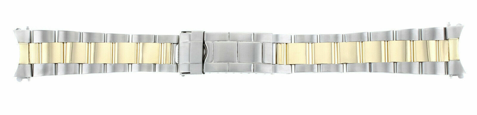 18K/SS TWO TONE OYSTER WATCH BAND STRAP FOR ROLEX GMT MASTER 2 16713