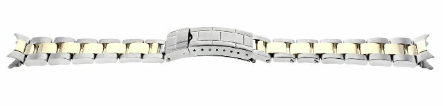 MENS 18K/SS TWO TONE WATCH BAND STRAP FOR ROLEX SUBMARINER 16613, 16803, 16623