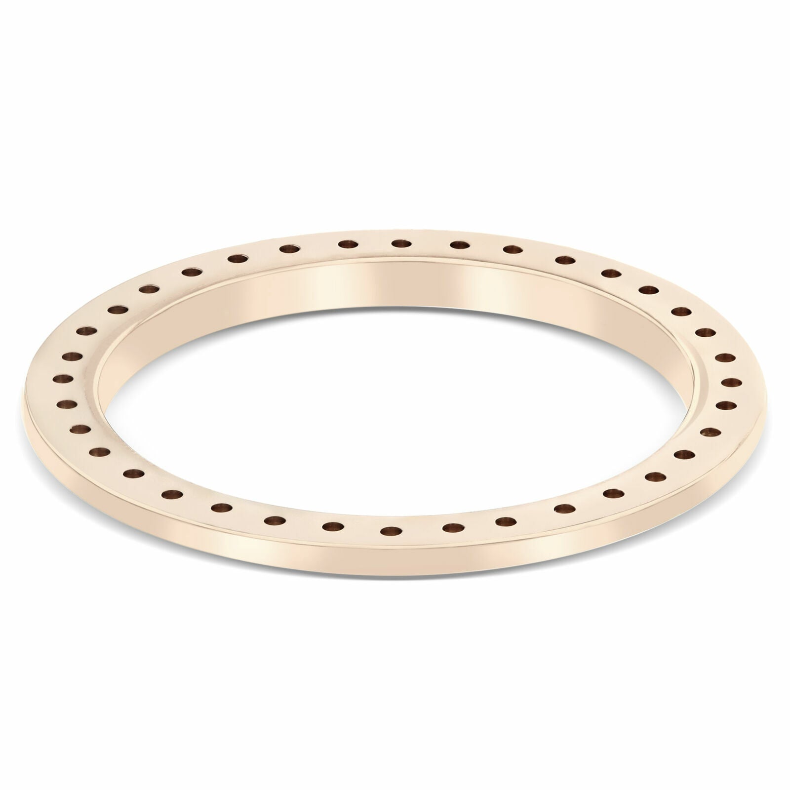 MIDSIZE 1.50CT BEAD SET DIAMOND BEZEL 14K FOR ROLEX DATEJUST 31MM ROSE GOLD