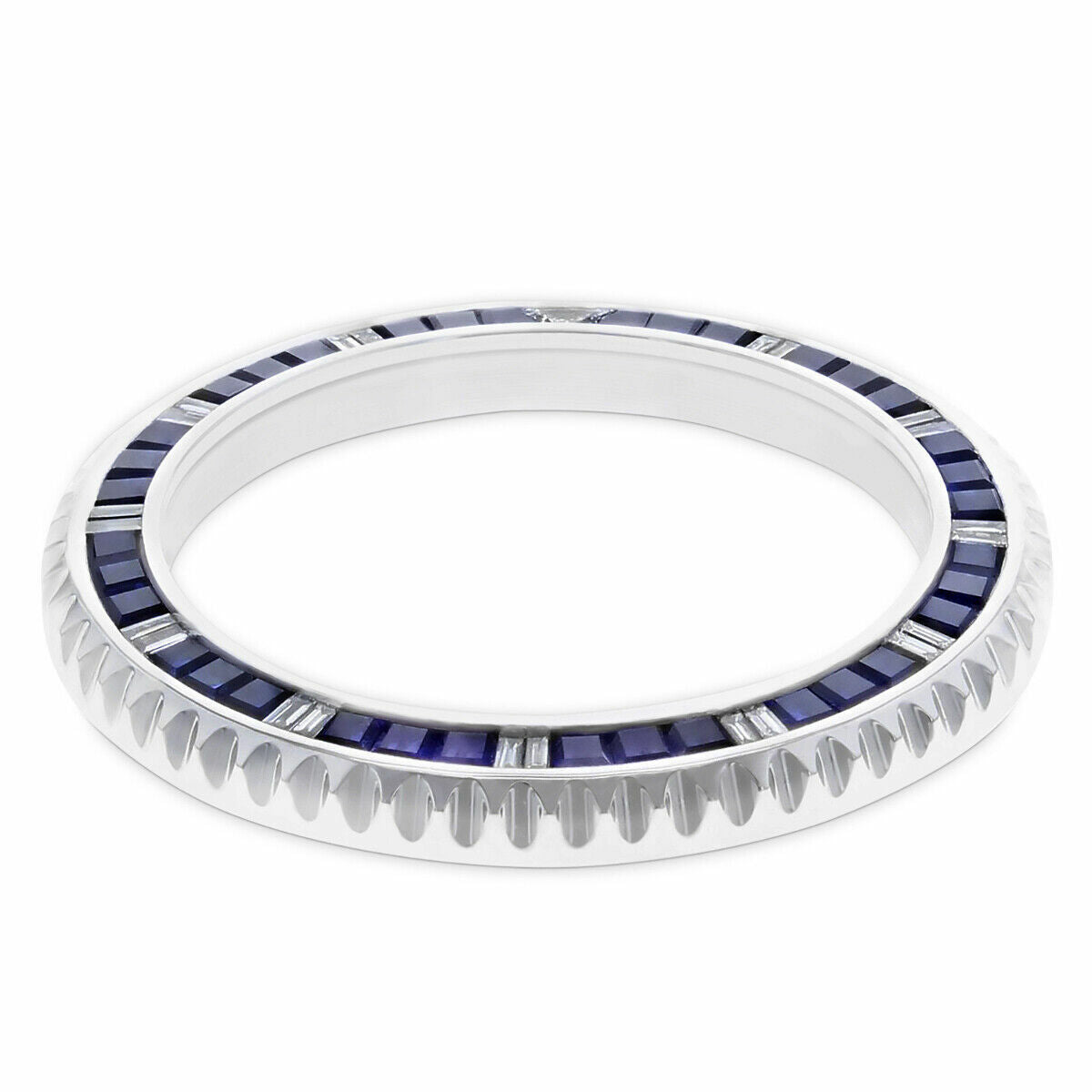 SAPPHIRE & NATURAL DIAMOND ALTERNATE ROLEX GMT MASTER 116710 116719 116759