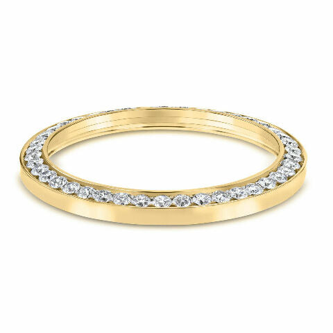 3CT 18K BEAD SET DIAMOND BEZEL FOR ROLEX DAY DATE 40MM 228238, 228398, 228348