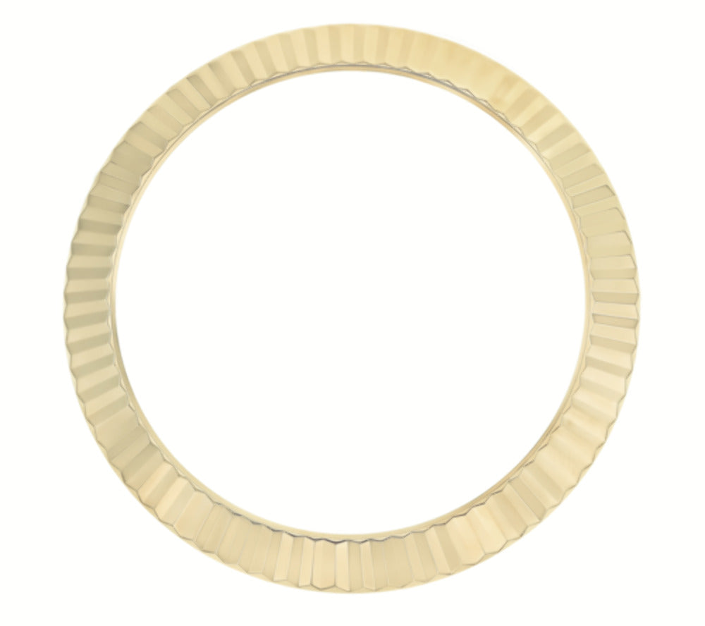 18KY GOLD FLUTED BEZEL FOR ROLEX 41MM PRESIDENT DAY DATE 218238, 218348, 218398