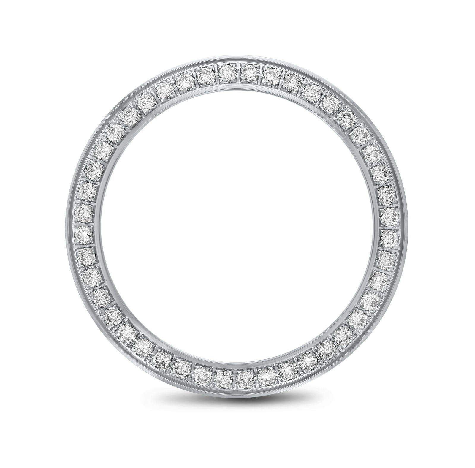 LADIES .70CT BEAD SET DIAMOND BEZEL FOR ROLEX DATEJUST 26MM 69160, 69190, 79160