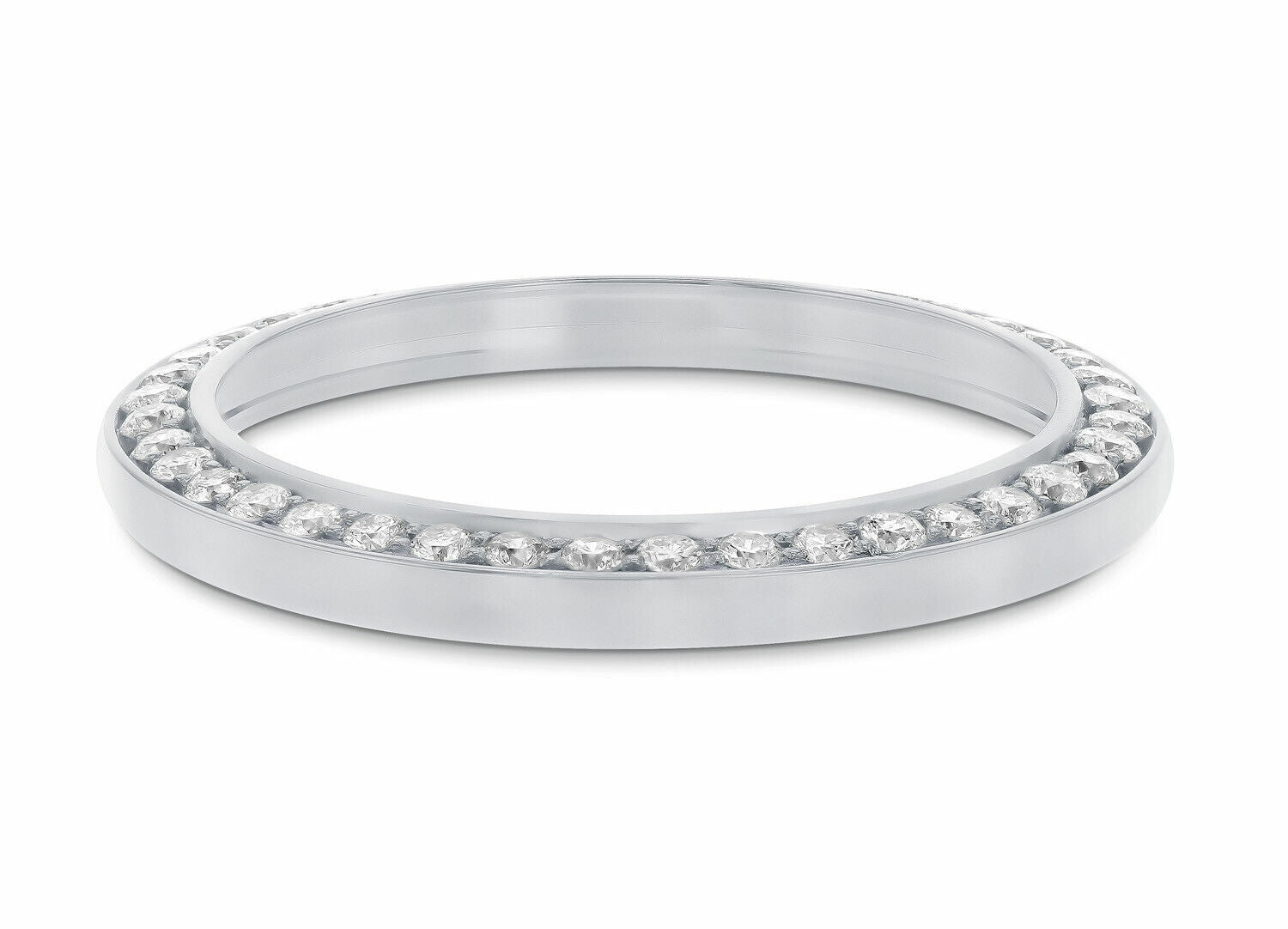 26MM 1CT BEAD SET DIAMOND BEZEL DOUBLE CUT BEZEL FOR ROLEX 176200, 176210, 17623