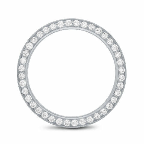 26MM 1CT BEAD SET DIAMOND BEZEL DOUBLE CUT BEZEL FOR ROLEX 176200, 176210, 17623