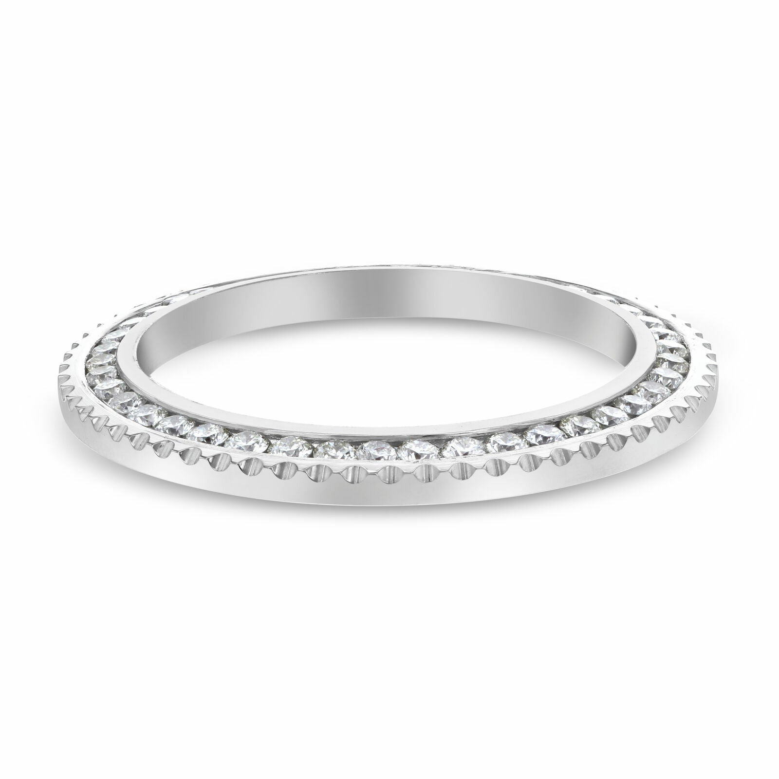 CHANNEL NATURAL DIAMOND BEZEL RIDGES FOR ROLEX GMT MASTER 2 16700 16710 16760