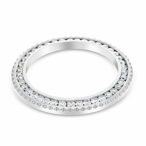 3CT DIAMOND BEZEL STAINLESS STEEL FOR ROLEX 16610, 16800, 16700, 16710, 16760 CS