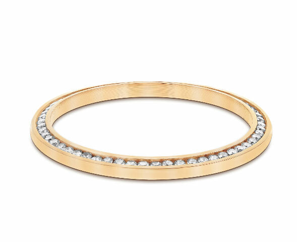 36MM 1.30CT CHANNEL DIAMOND BEZEL FOR ROLEX PRESIDENT ROSE GOLD 116135, 11839