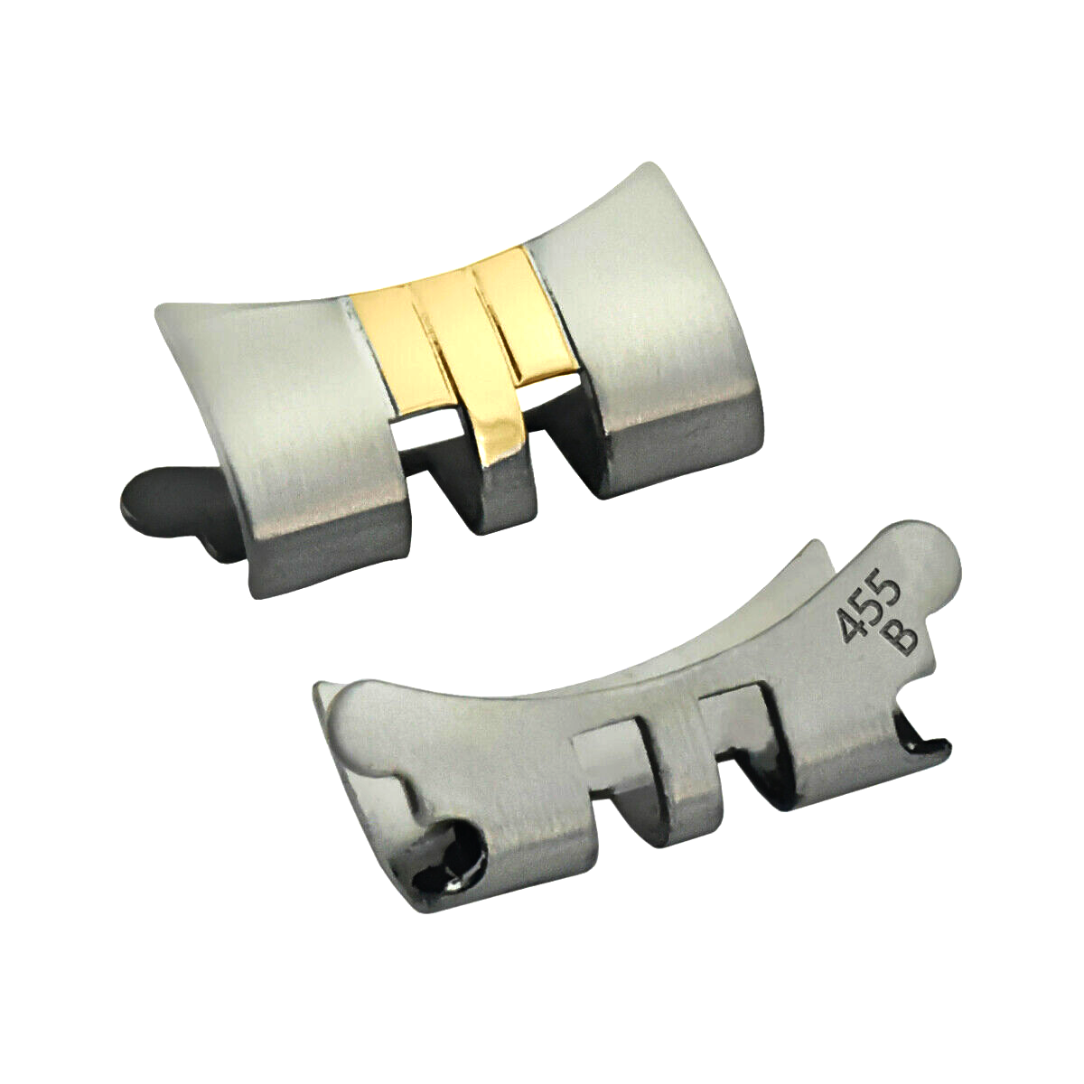 LADIES TWO TONE ENDPIECES FOR ROLEX DATEJUST 69163, 69173, 79163, 79173, 79193