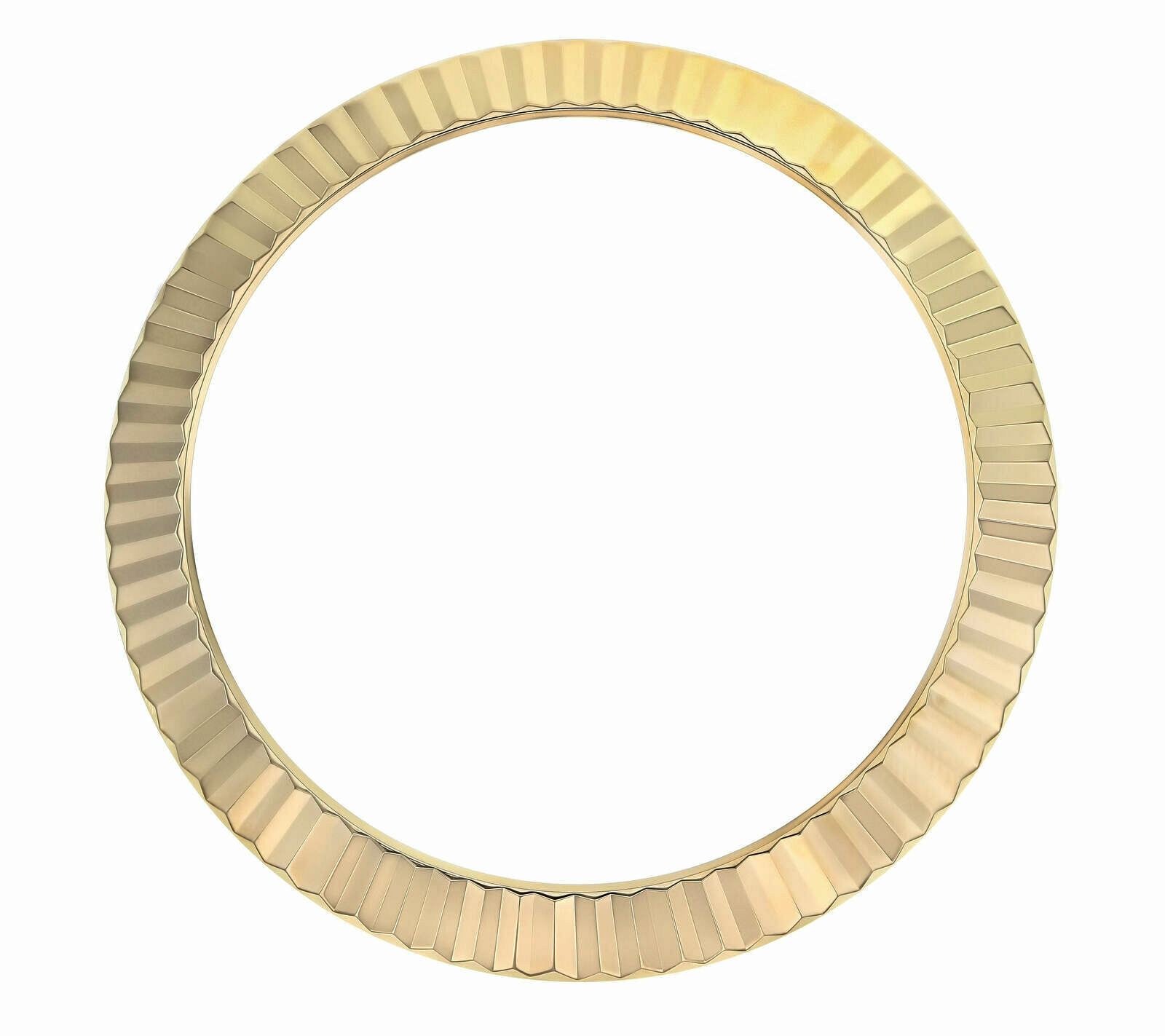 18K YELLOW GOLD FLUTED BEZEL FOR ROLEX DATEJUST 41MM 126303, 126333