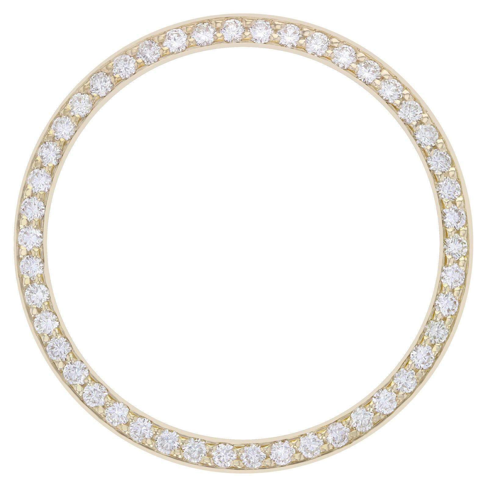 1.30CT BEAD NATURAL DIAMOND BEZEL FOR ROLEX 36MM DATEJUST 116203 116233 116243