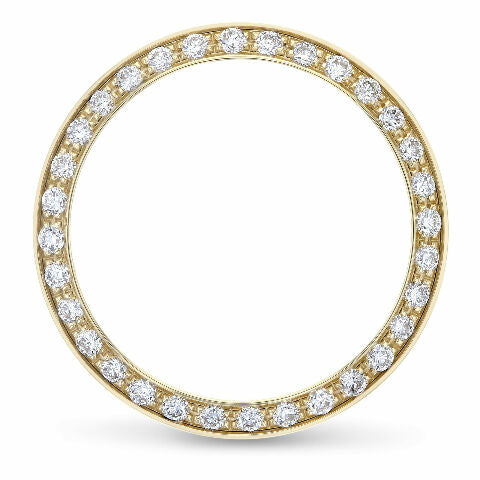 .70CT BEAD SET DIAMOND BEZEL 10KY FOR ROLEX 26MM DATEJUST, PRESIDENT