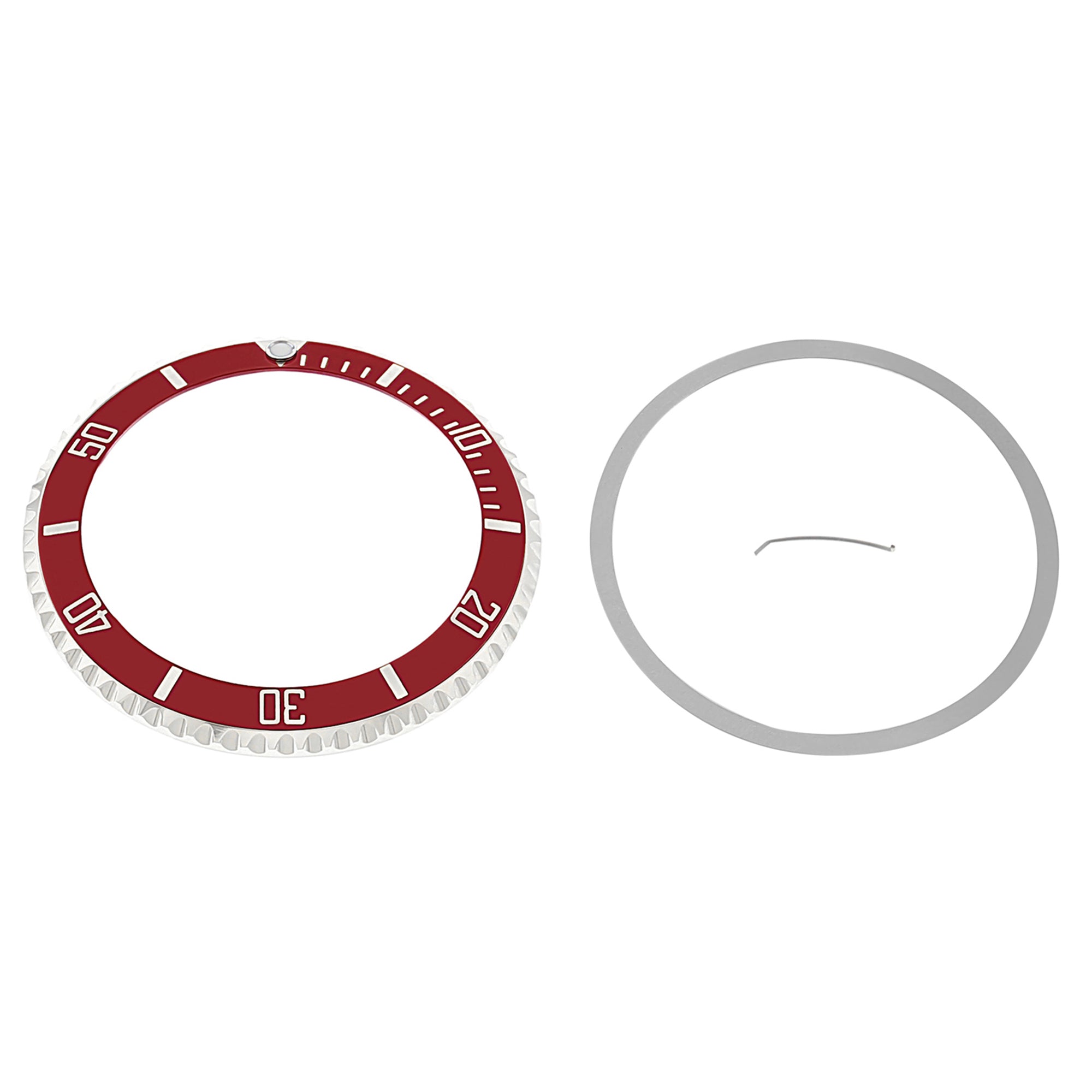 BEZEL & INSERT ROTATING ASSEMBLY KIT FOR ROLEX SUBMARINER 16610, 16800  RED