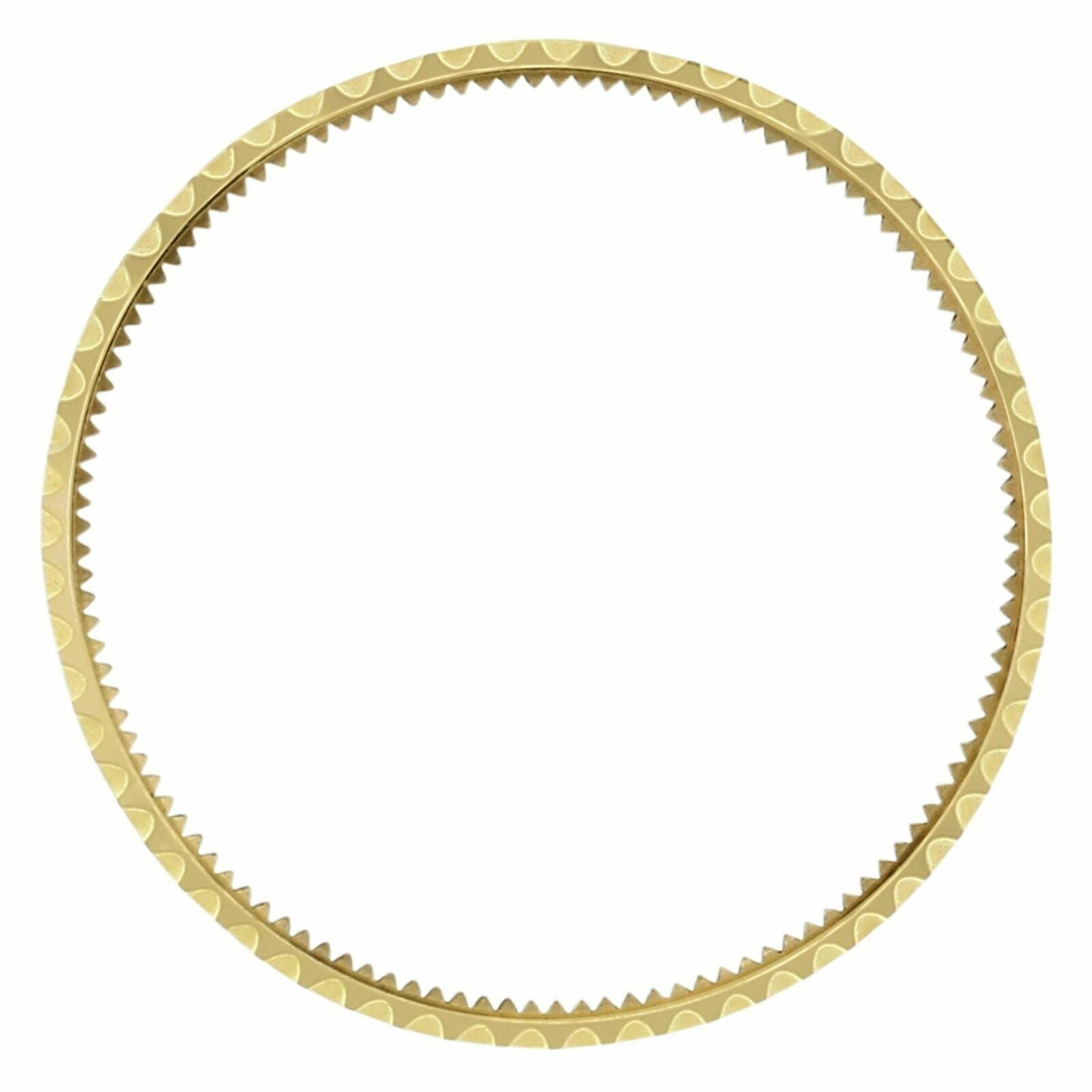 BEZEL, INSERT, RETAINING RING FOR ROLEX GMT 18KY GOLD 16713, 16718 BLACK GOLD