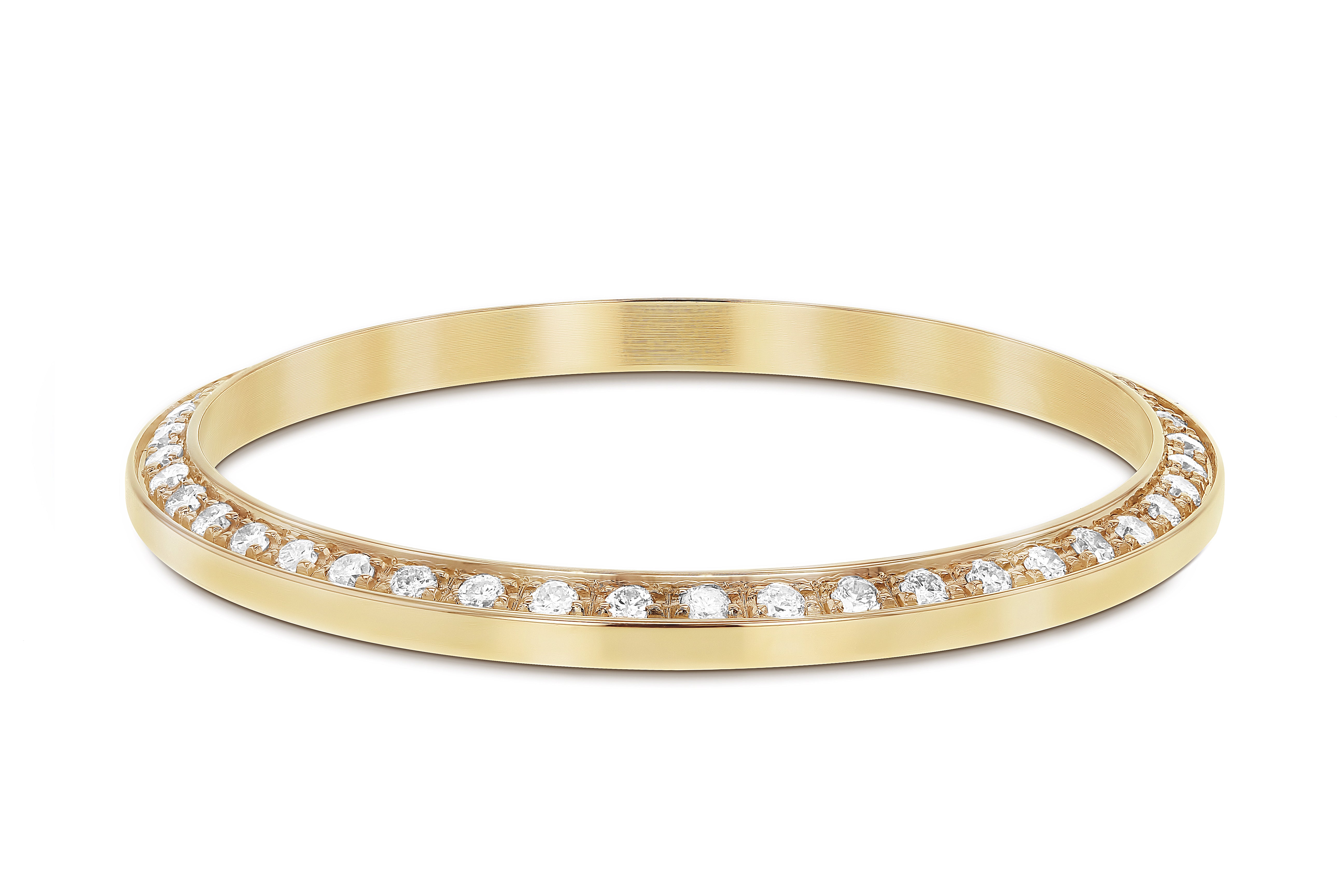 .90CT BEAD SET LAB CREATED DIAMOND BEZEL FOR ROLEX DATE 34MM WATCH YELLOW GOLD