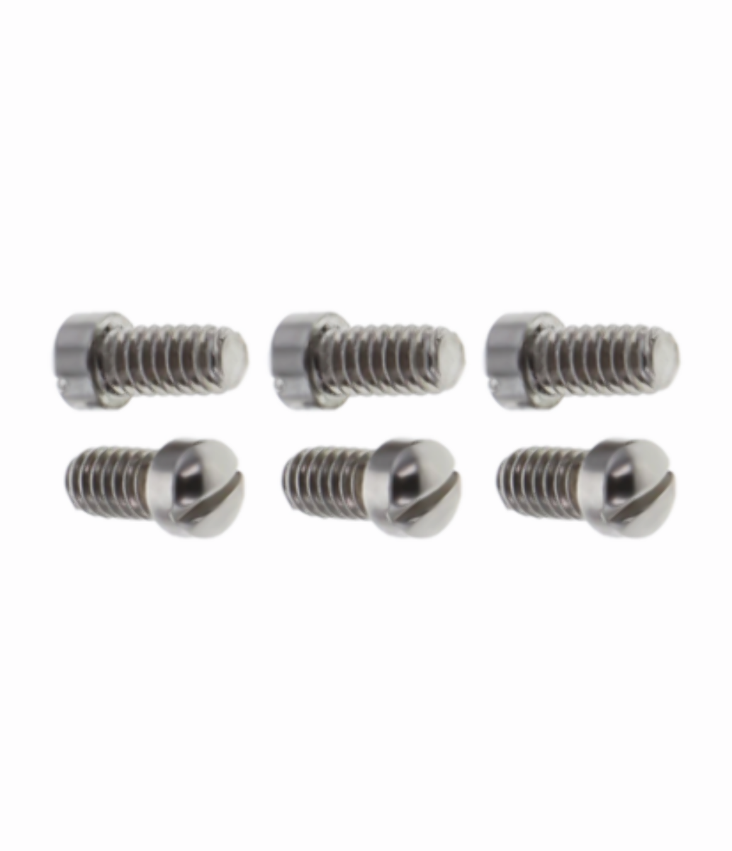 6 SCREW FOR CROWN BRIDGE PAM PANERAI 47MM FIDDY 1950, 127, 359, 380 AUTO GMT