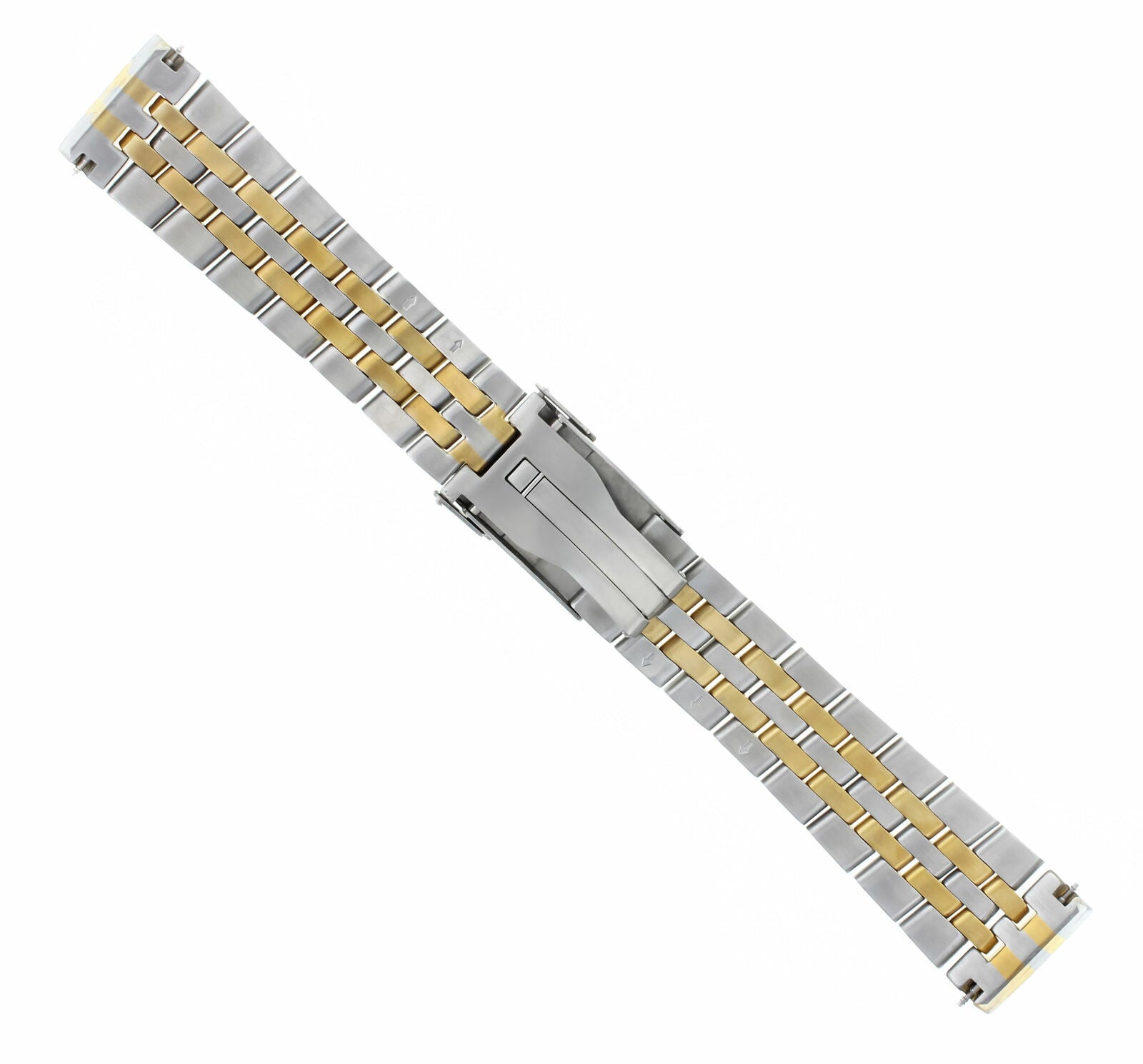 WATCH BAND BRACELET FOR BREITLING NAVITIMER BENTELY 24MM TWO TONE STRAIGHT END