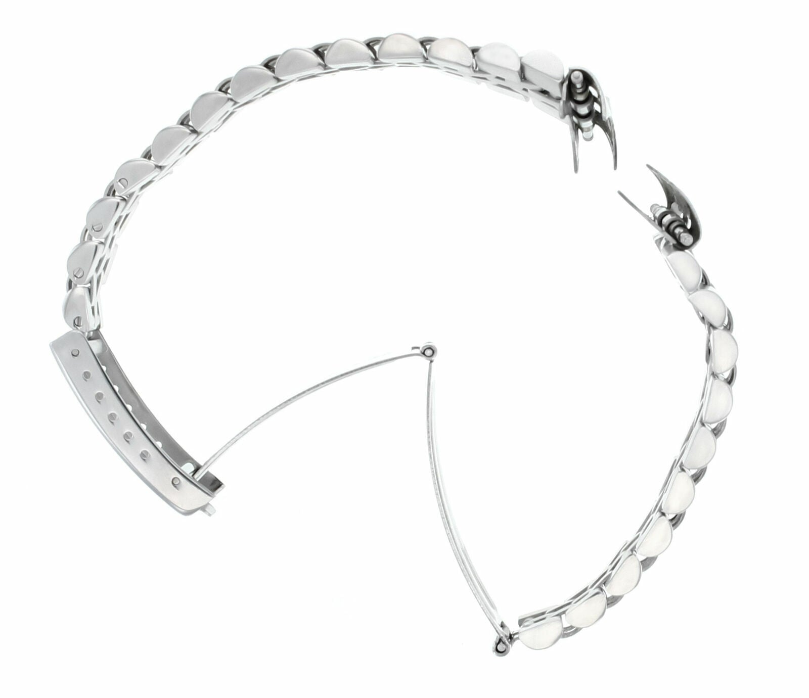 19MM STAINLESS STEEL JUBILEE WATCH BAND FOR ROLEX 34MM AIRKING 14010, 14010M