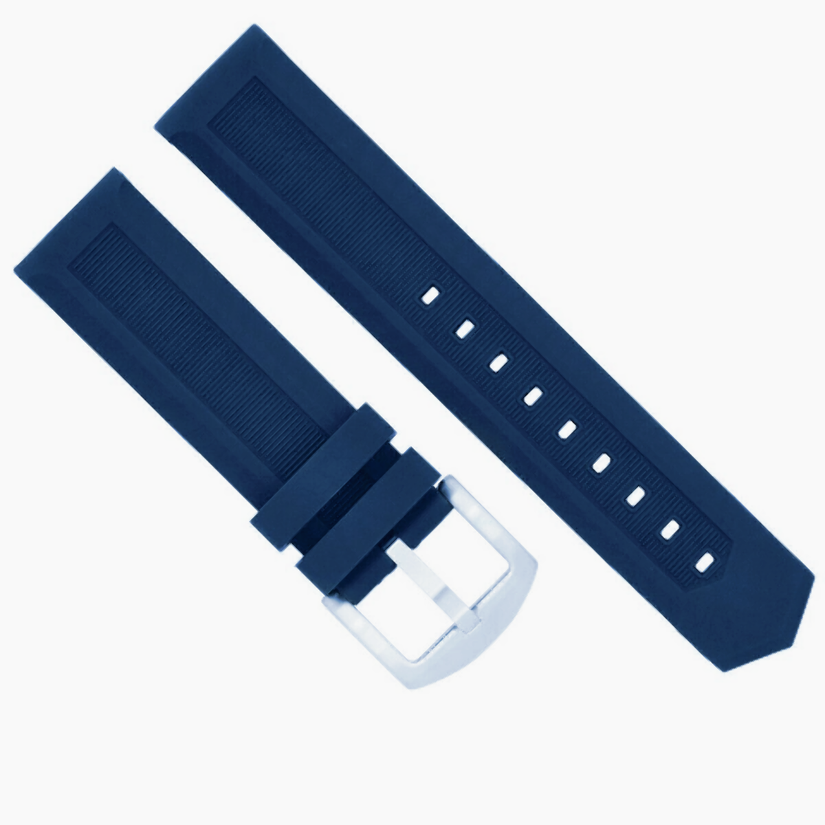 22MM RUBBER WATCH BAND STRAP FOR TAG HEUER FORMULA  F-1 AQUARACER MODEL BLUE