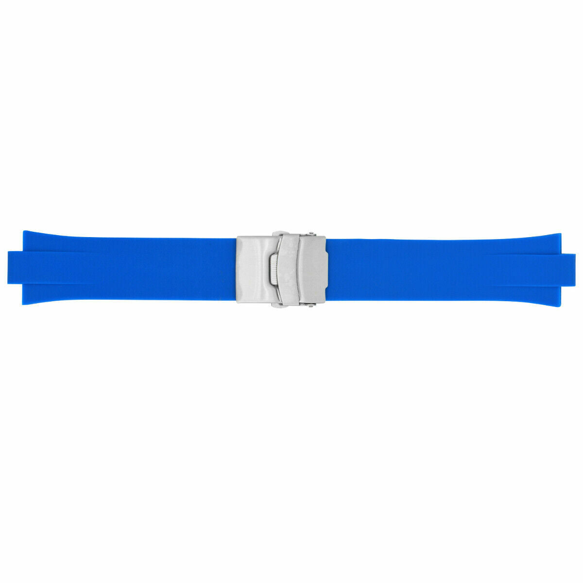 23MM 11MM RUBBER DIVER BAND STRAP BRACELET FOR ORIS TT2 F1 CHRONO WATCH BLUE